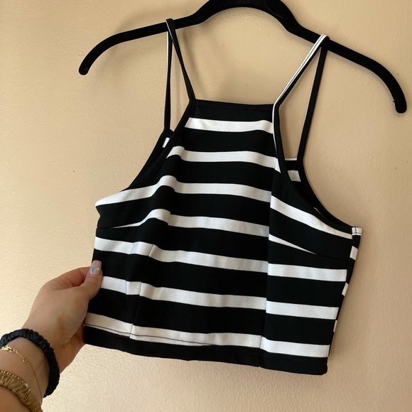 LF striped crop top 3/$30 sale - Picture 2 of 4